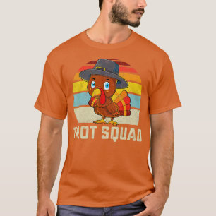Camiseta Turco Trot Squad Corre de Ação de Graças Homens de