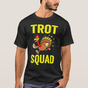 Camiseta Turco Trot Squad Costume Adulto Ação de Graças Run