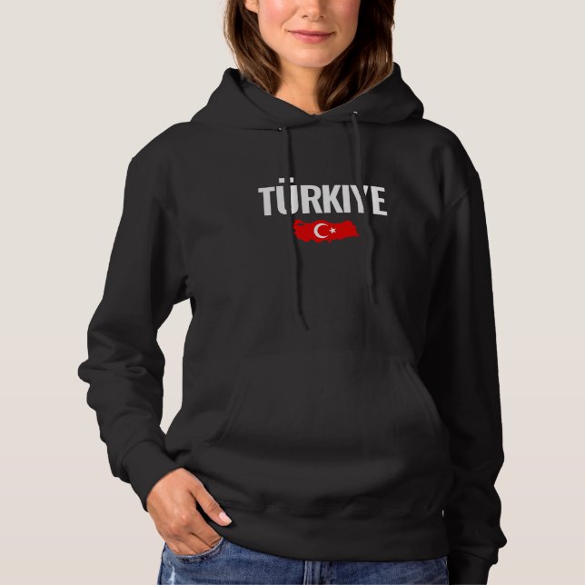 Camiseta Turco Turco Mapa Turco Bandeira Turca (Frente)