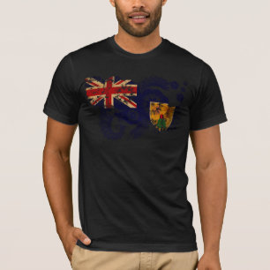 Camiseta Turcos e bandeira de Caicos