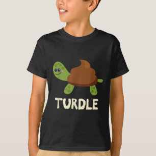 Camiseta Turdle Carinha de Tartaruga Fazendo Cocô Emoticon 