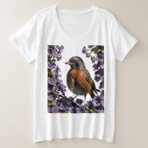 Turdus migratorius E Violeta De Wisconsin Viola 