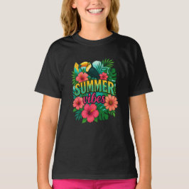 Camiseta Turiana Tropical Summer Vibes - Floral Ne