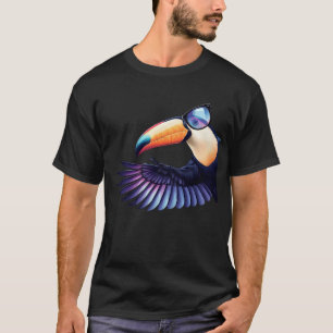 Camiseta Turiano Tropical Com Óculos De Sol Engraçado Diga