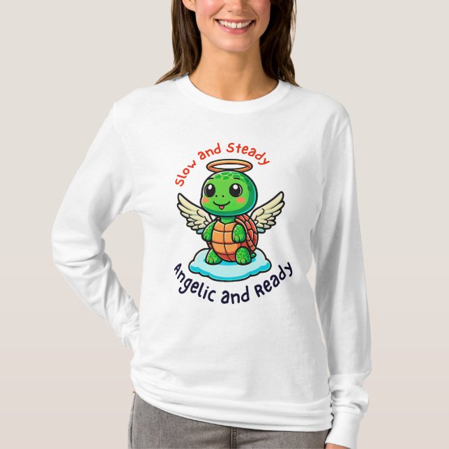 Camiseta Turim Bonito Anjo com Asas (Frente)