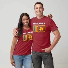 Camiseta Turista Clássico Personalizável do SRI LANKA