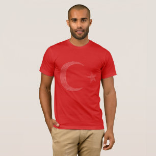 Camiseta Türk Bayrağı - bandeira turca com libertação março