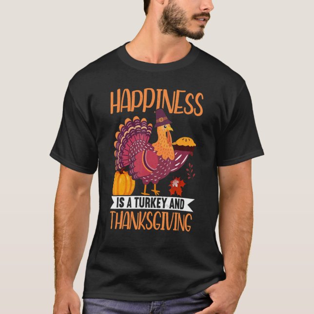 Camiseta Turkey And Thanksgiving Thanks Giving  Thanksgivin (Frente)