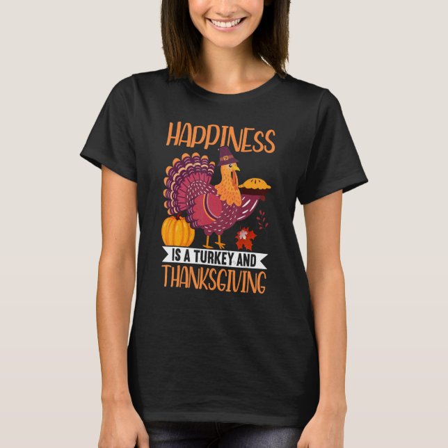 Camiseta Turkey And Thanksgiving Thanks Giving  Thanksgivin (Frente)