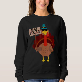 Camiseta Turkey Eat Pizza Adult Vegan Kids  Thanksgiving 8