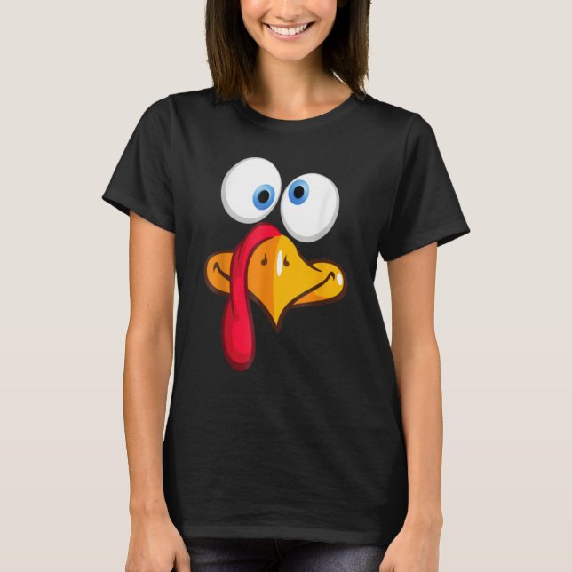 Camiseta Turkey Face, Turkey Face Fun - Turkey Face Fun Tha (Frente)