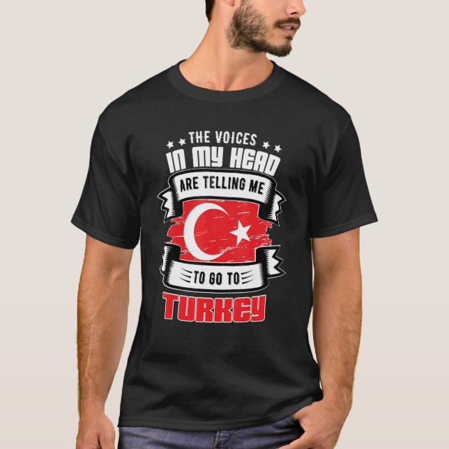 Camiseta Turkey In My Head (Frente)