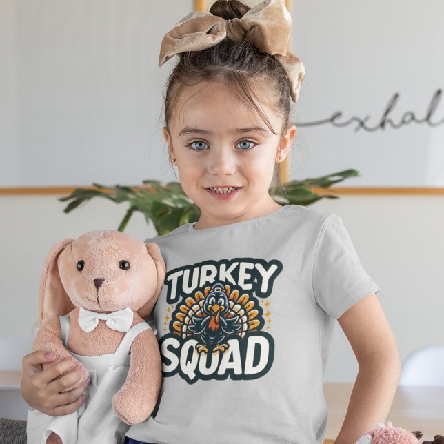 Camiseta Turkey Squad, Fun Thanksgiving  (Criador carregado)