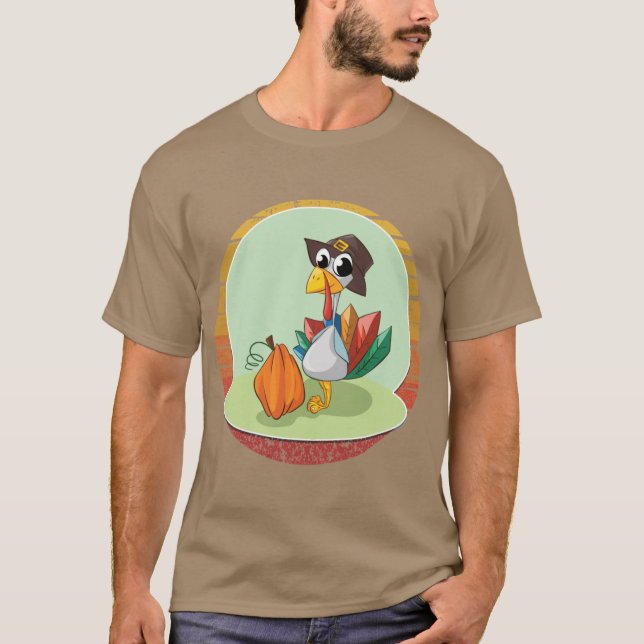 Camiseta Turkey Thanksgiving Lovers Gift (Frente)