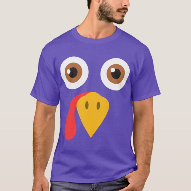 Camiseta Turkey Thanksgiving Oversized (Frente)