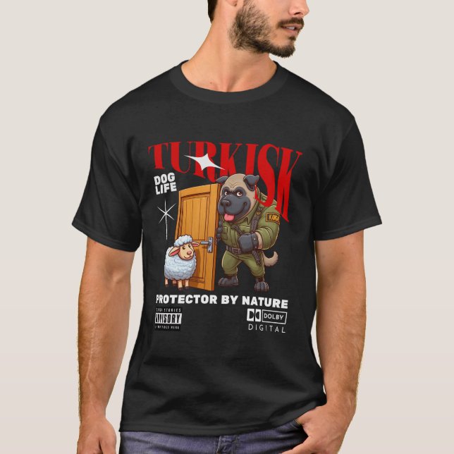 Camiseta Turkish Kangal protector (Frente)