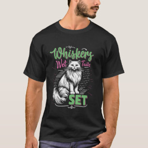 Camiseta Turkish Van BIGODES CAUDAS MOLHADAS CONJUNTO Dono