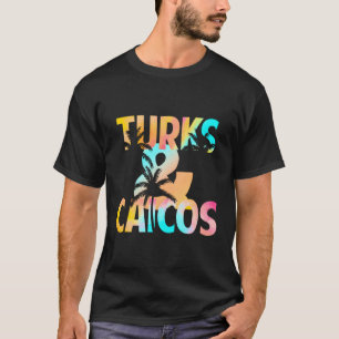 Camiseta Turks Caicos Palm Trees