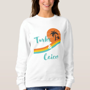 Camiseta Turks e Caicos - Praia da Ilha do Caribe Tropical