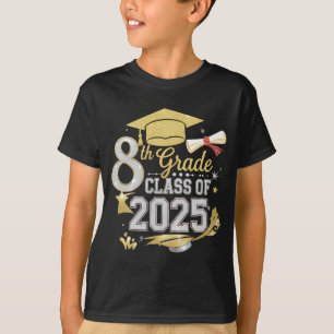 Camiseta Turma da 8ª Série de 2025 Graduado Graduação