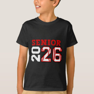 Camiseta Turma da noite sênior de 2026 seniors de beisebol