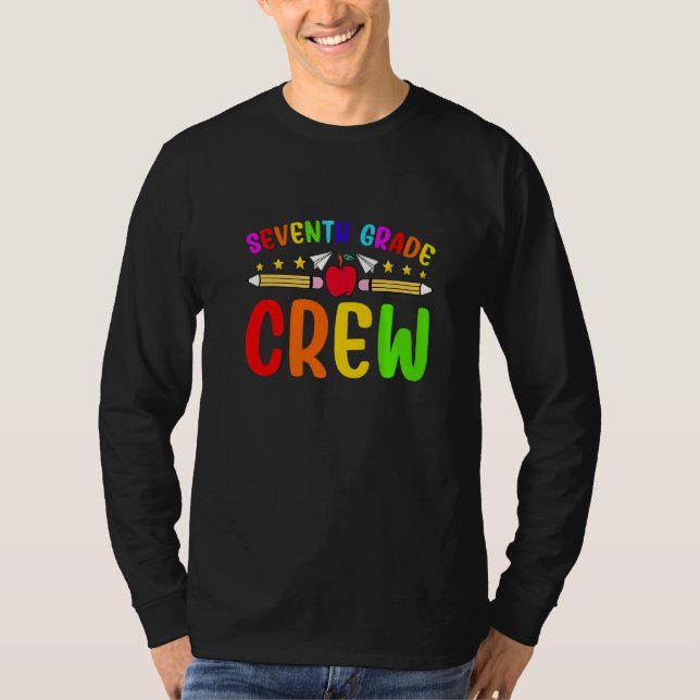 Camiseta Turma da Sétima Série no Primeiro Dia de Volta às  (Frente)