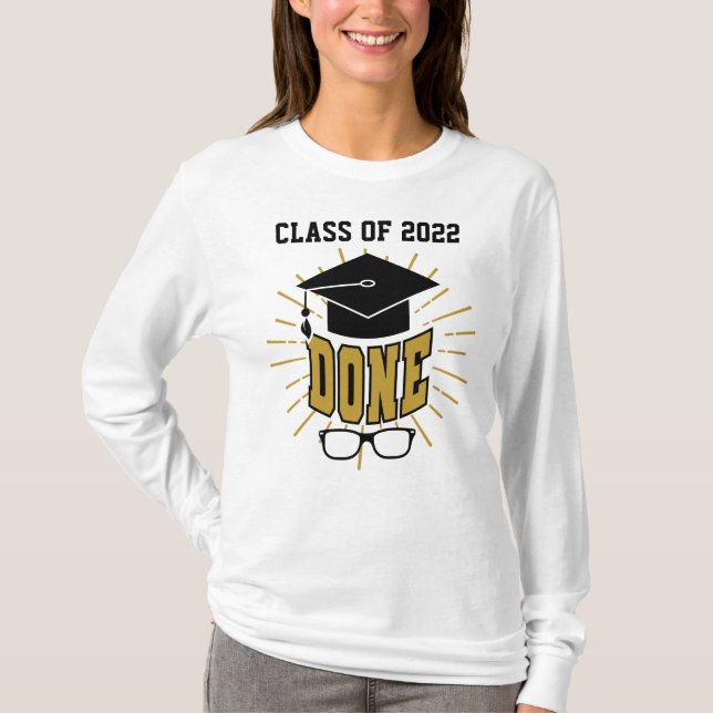 Camiseta Turma de 2022 Formatura Concluída Novidade de Form (Frente)