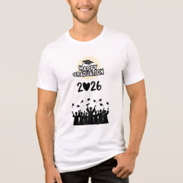 Camiseta Turma de 2026 Feliz Formatura - Minimalista