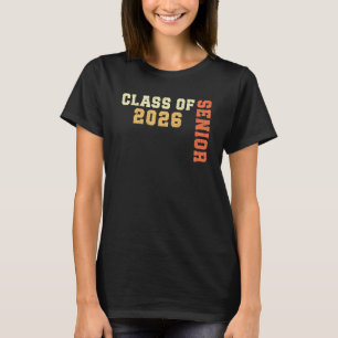 Camiseta Turma de 2026 Finalista 2026 Graduação 2025 Aluno