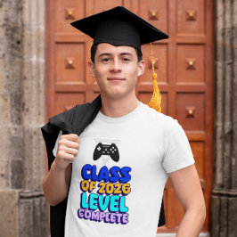 Camiseta Turma de 2026 Formatura Gamer – Nível Concluído