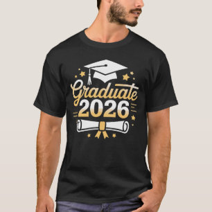 Camiseta Turma De 2026 Graduada Graduação 26 Família Orgulh