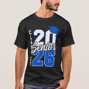 Camiseta Turma De 2026 Sênior 2026 De Volta À Escola 2025 G