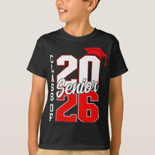 Camiseta Turma De 2026 Senior 2026 Meninos Menina Graduação