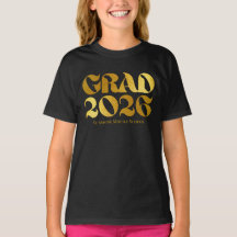 Turma de 2026 Tipografia Preto e Dourado Ensino Mé
