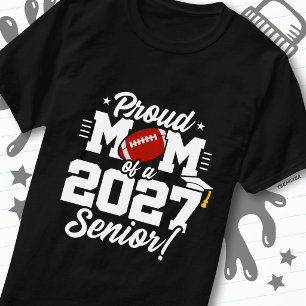 Camiseta Turma de 2027 Formatura do Ensino Médio Futebol Mã