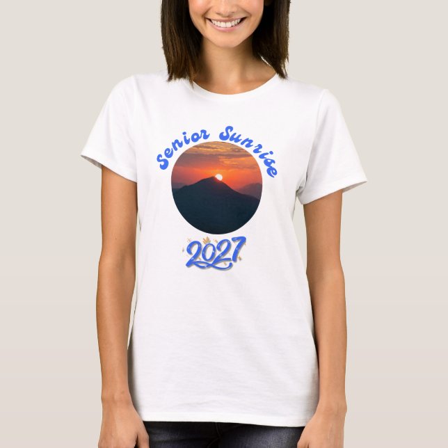 Camiseta Turma de 2027 Senior Sunrise (Frente)