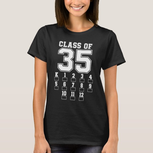 Camiseta Turma De 2035 Cresça Comigo De Volta à Escola Chec (Frente)