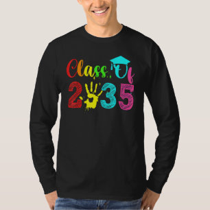Camiseta Turma De 2035 Cresça Comigo Impressão Da Mão Pré