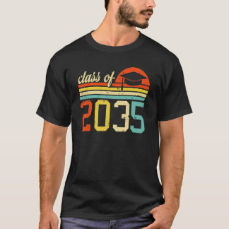 Camiseta Turma De 2035 Retro Pré K Jardim De Infância Pré E