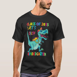 Camiseta Turma De 2035 Vamos Esmagar Menino Do Jardim De In