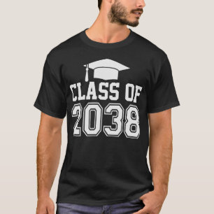Camiseta Turma de 2038 Cresça Comigo Primeiro Dia de Aula
