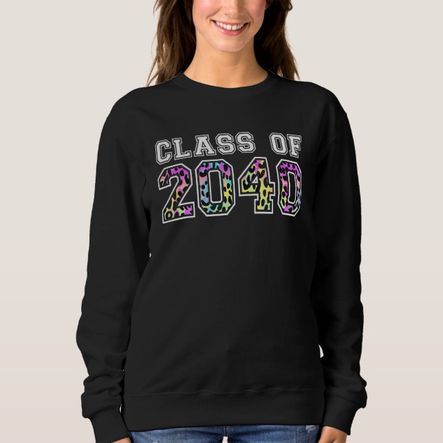 Camiseta Turma De 2040 Cresça Comigo Pré k 12º Ano Leopardo (Frente)