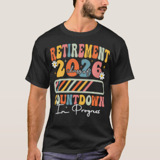 Camiseta Turma de Aposentadoria de 2026 Professor Aposentad