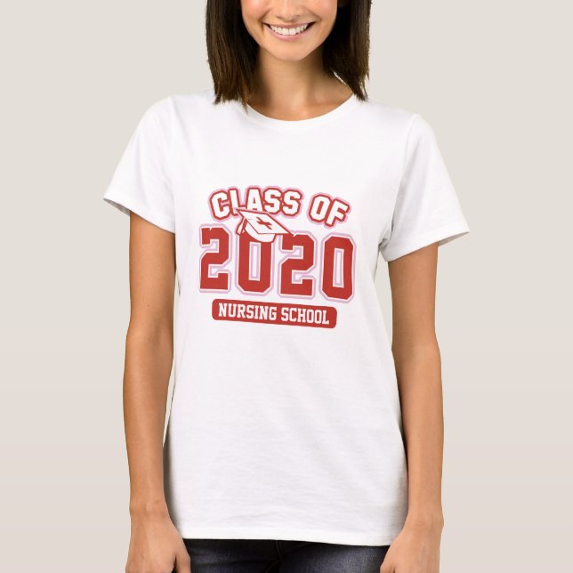 Camiseta Turma De Enfermagem De 2020 (Frente)