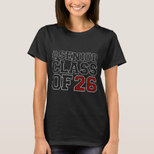 Camiseta Turma de formandos de 2026 do ensino médio