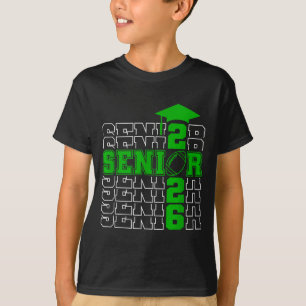 Camiseta Turma de formandos de 2026 graduação 2026 verde