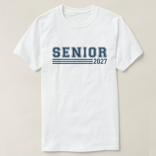 Camiseta Turma de formandos de 2027 (Frente do Design)