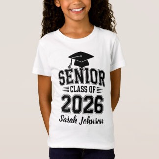 Camiseta Turma de Formatura da Turma de 2026 Nome Personali