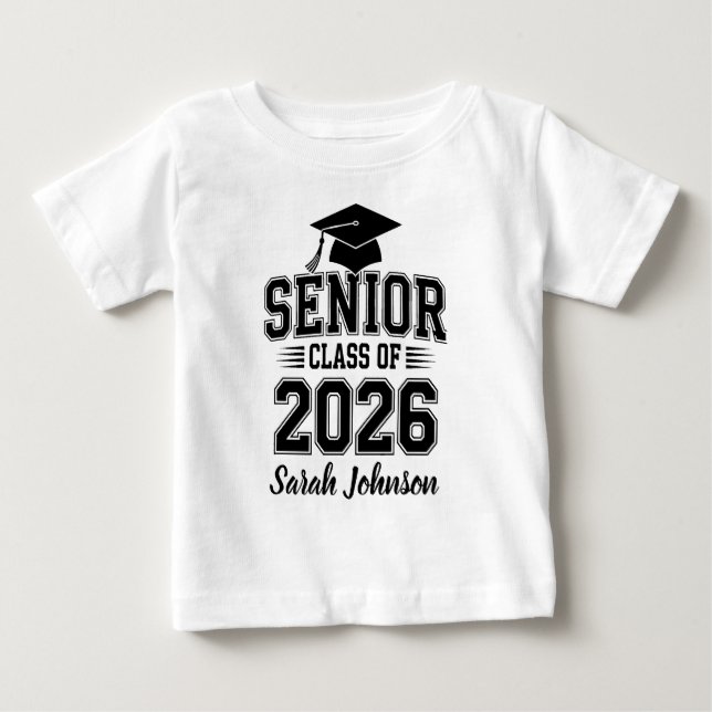 Camiseta Turma de Formatura da Turma de 2026 Nome Personali (Frente)