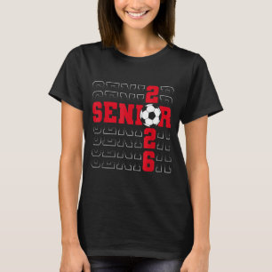 Camiseta Turma de formatura de 2026 senior futebol escolar